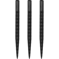 Bull`s Phantom Point dart points - Black - 35mm