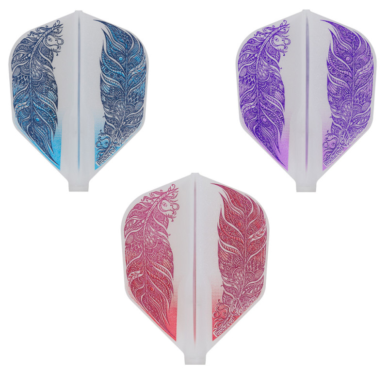 Cosmo Fit Flight šautriņu spārniņi - Shape - Ami Komiyama 3 Natural