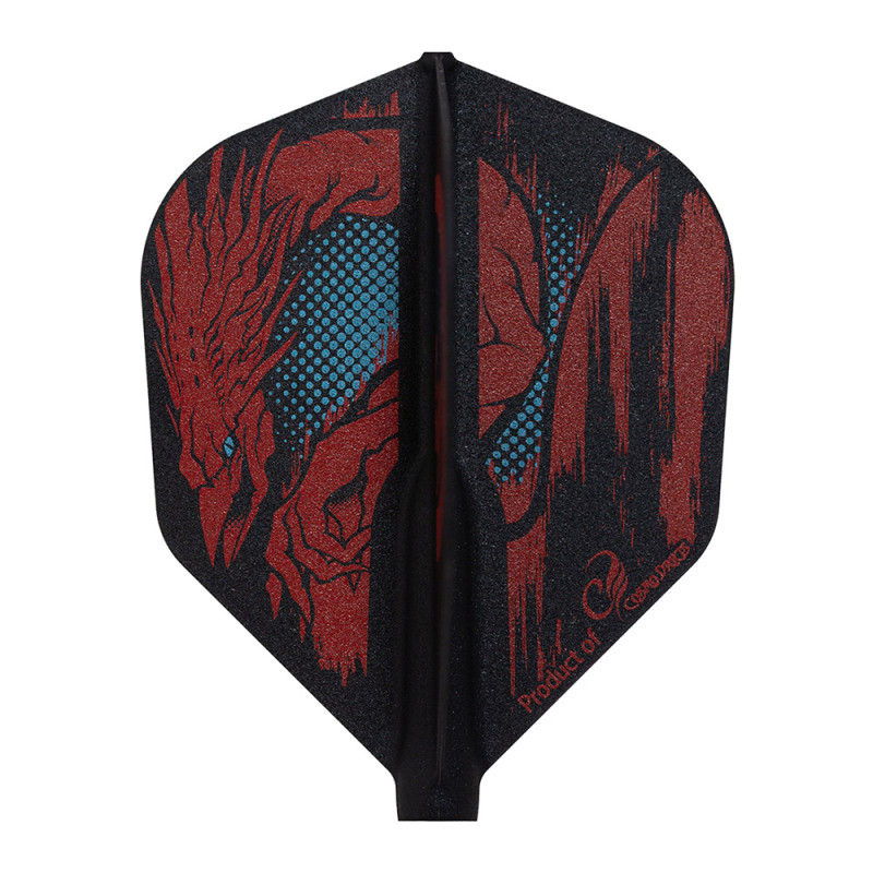 Cosmo Fit Flight šautriņu spārniņi - Shape - Darius Labanauskas 2 D-Black