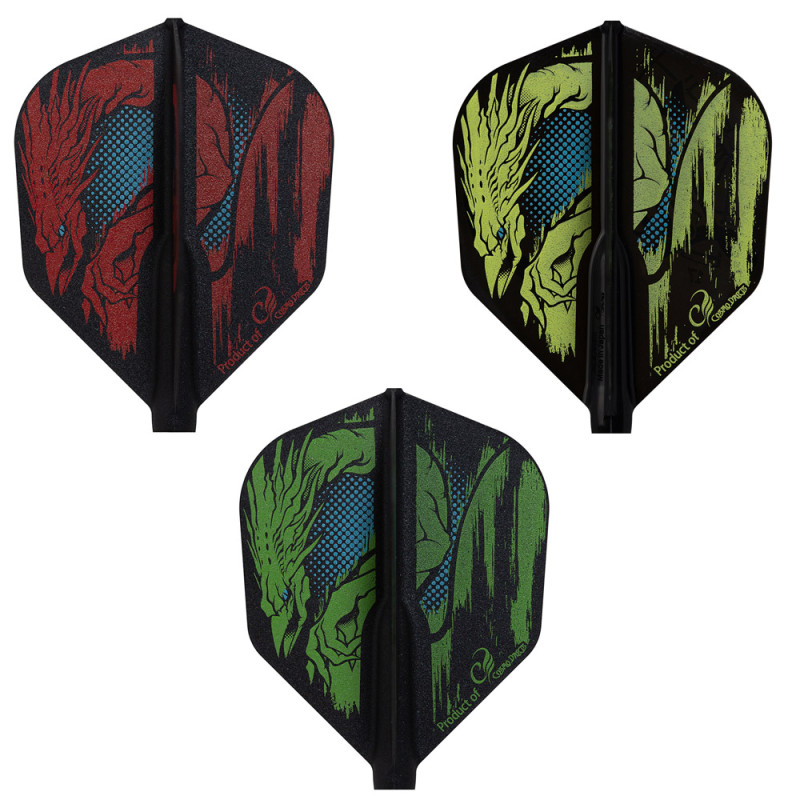 Cosmo Fit Flight šautriņu spārniņi - Shape - Darius Labanauskas 2 D-Black