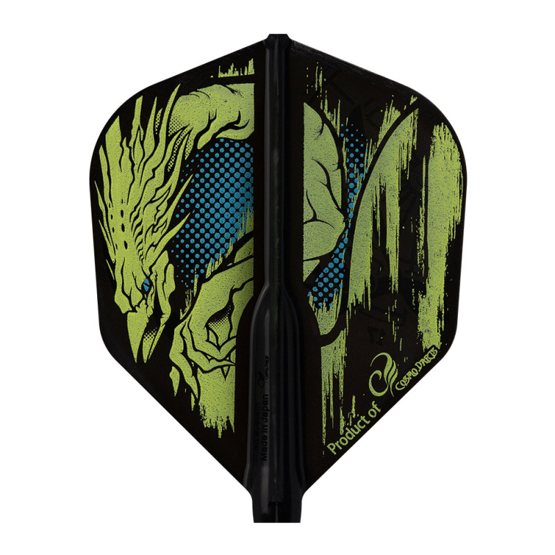 Cosmo Fit Flight šautriņu spārniņi - Shape - Darius Labanauskas 2 D-Black