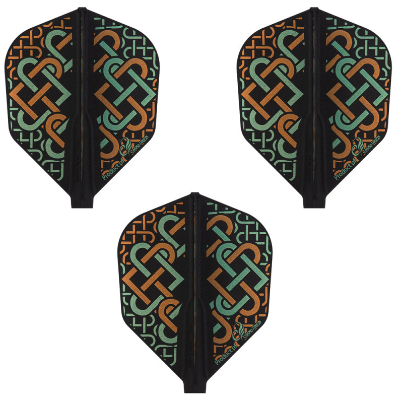 Cosmo Fit Flight šautriņu spārniņi - Shape - Marlise Kiel 3 D-Black