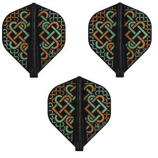 Cosmo Fit Flight šautriņu spārniņi - Standard -  Marlise Kiel 3 D-Black