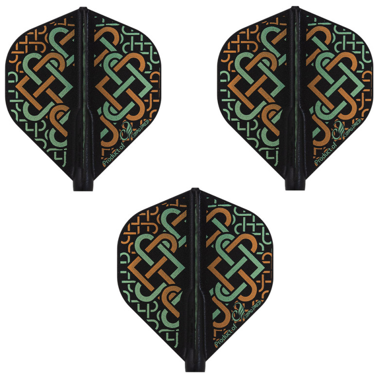 Cosmo Fit Flight šautriņu spārniņi - Standard -  Marlise Kiel 3 D-Black