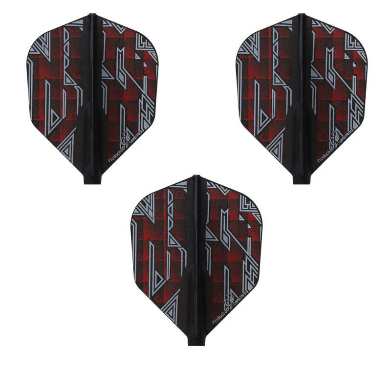 Cosmo Fit Flight šautriņu spārniņi - Shape - Wessel Nijman D-Black