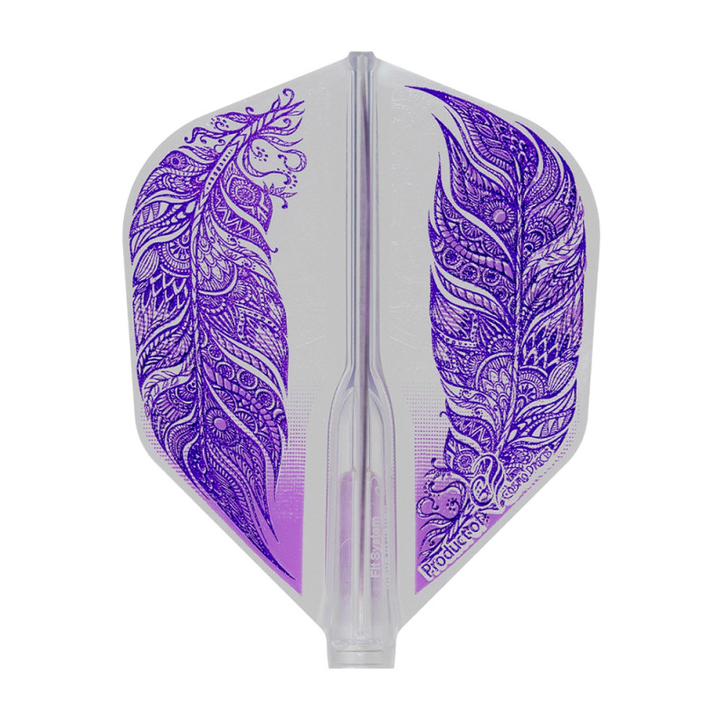 Cosmo Fit Flight šautriņu spārniņi Shape 06 - AIR -  Ami Komiyama 3 Clear