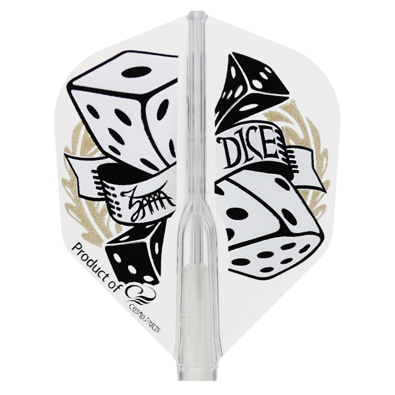 Cosmo Fit Flight šautriņu spārniņi Shape 06 - AIR - Tatsuya Zama Clear 