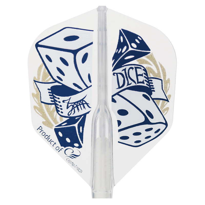 Cosmo Fit Flight šautriņu spārniņi Shape 06 - AIR - Tatsuya Zama Clear 