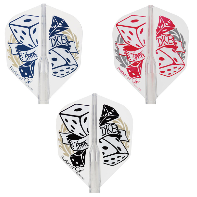 Cosmo Fit Flight šautriņu spārniņi Shape 06 - AIR - Tatsuya Zama Clear 