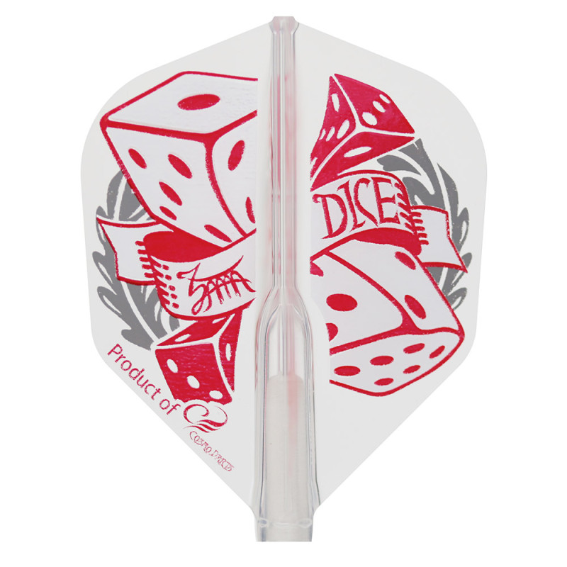 Cosmo Fit Flight šautriņu spārniņi Shape 06 - AIR - Tatsuya Zama Clear 