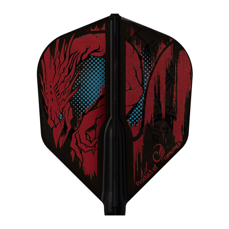 Cosmo Fit Flight šautriņu spārniņi Shape 06 - AIR - Darius Labanauskas 2 D-Black