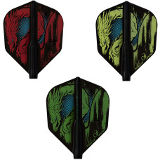 Cosmo Fit Flight šautriņu spārniņi Shape 06 - AIR - Darius Labanauskas 2 D-Black