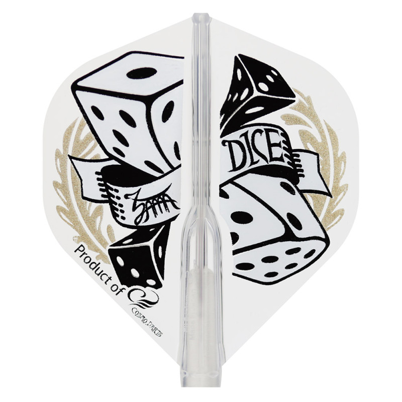 Cosmo Fit Flight šautriņu spārniņi - Standard AIR - Tatsuya Zama Clear