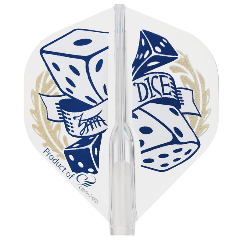 Cosmo Fit Flight šautriņu spārniņi - Standard AIR - Tatsuya Zama Clear