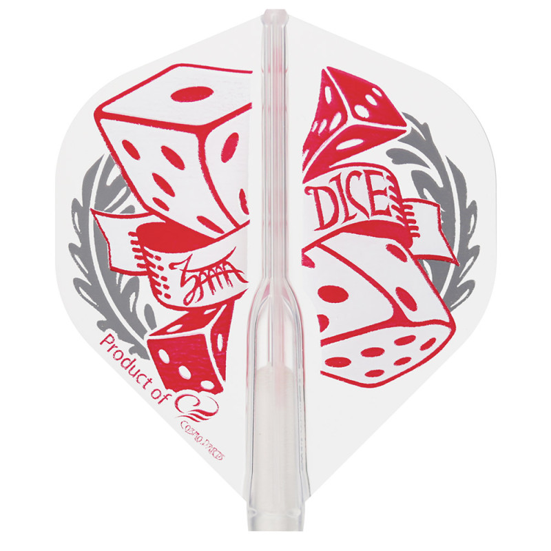 Cosmo Fit Flight šautriņu spārniņi - Standard AIR - Tatsuya Zama Clear