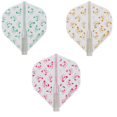 Cosmo Fit Flight šautriņu spārniņi - Standard AIR - Tomoro MIZUNO Clear 