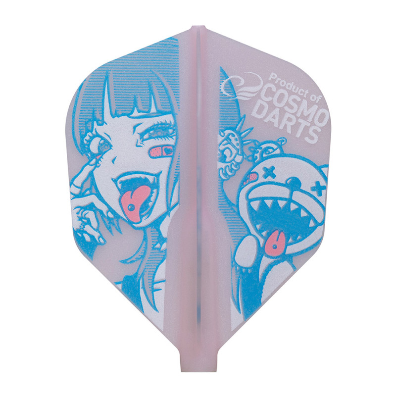 Cosmo Fit Flight šautriņu spārniņi - Shape -  Subculture Girl Pink