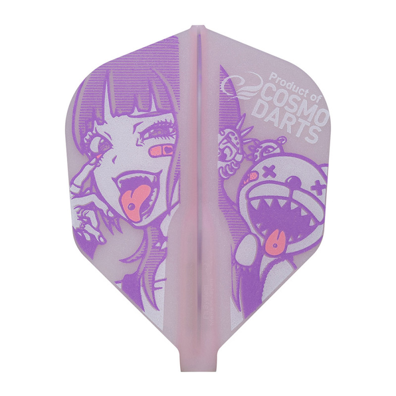 Cosmo Fit Flight šautriņu spārniņi - Shape -  Subculture Girl Pink