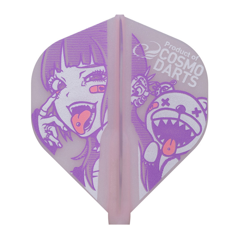 Cosmo Fit Flight šautriņu spārniņi - Standard - Subculture Girl Pink