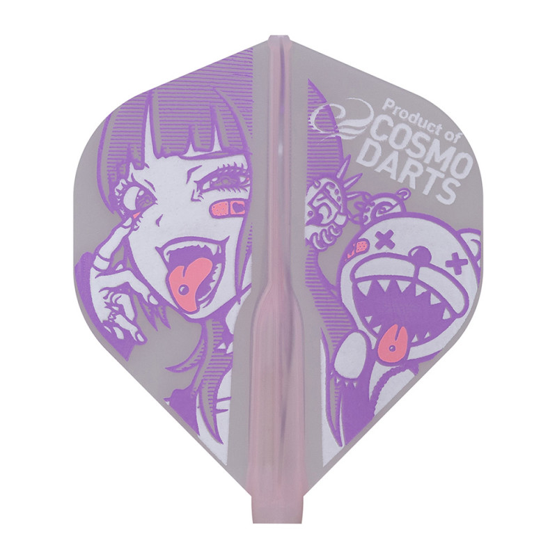 Cosmo Fit Flight šautriņu spārniņi - Standard - Subculture Girl Pink