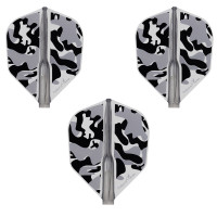 Cosmo Fit Flight šautriņu spārniņi Shape 06 - AIR - Liquid Camo B