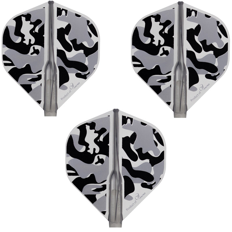 Cosmo Fit Flight AIR šautriņu spārniņi - Standard - Liquid Camo B