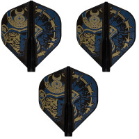 Cosmo Fit Flight AIR šautriņu spārniņi - Standard - Samurai Skull A Blue