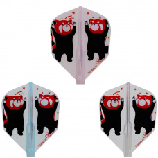Cosmo Fit Flight šautriņu spārniņi AIR - Red Panda - Shape 06