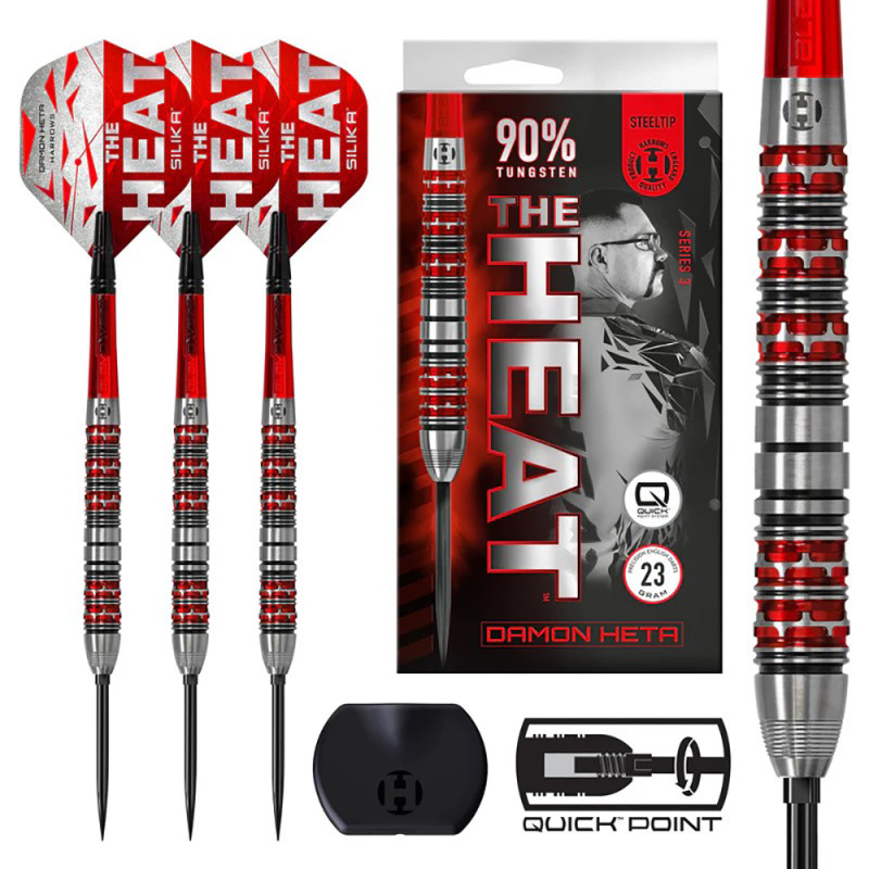 Harrows QP Damon Heta 90% Series 3 šautriņas