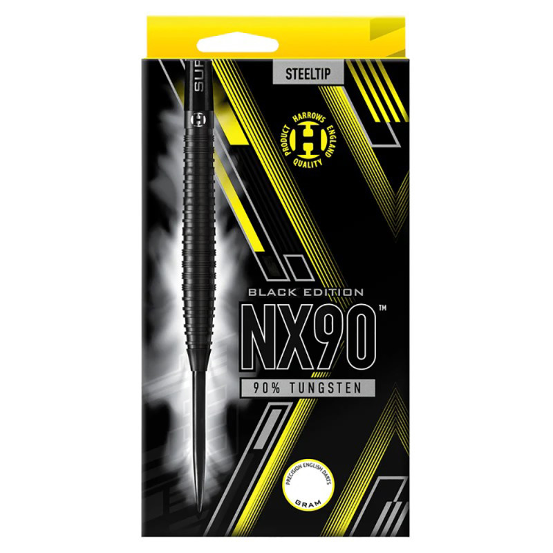 Harrows QP NX90 Black Series 90% šautriņas