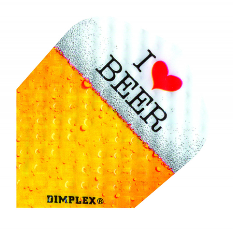 DIMPLEX šautriņu spārniņi - Standart (02) - I Love Beer