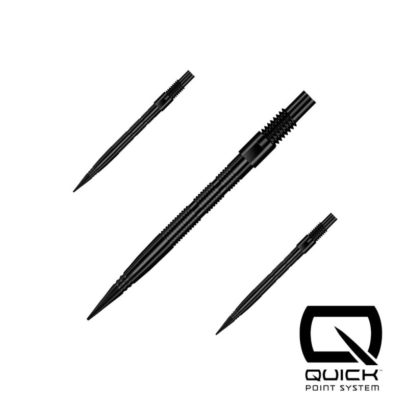 Quick Points Micro Ridge dart points - Black