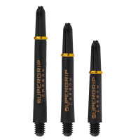 Harrows Supergrip CARBON shafts - Black/Gold