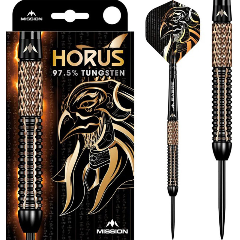 Mission Horus Darts - Black/Bronze