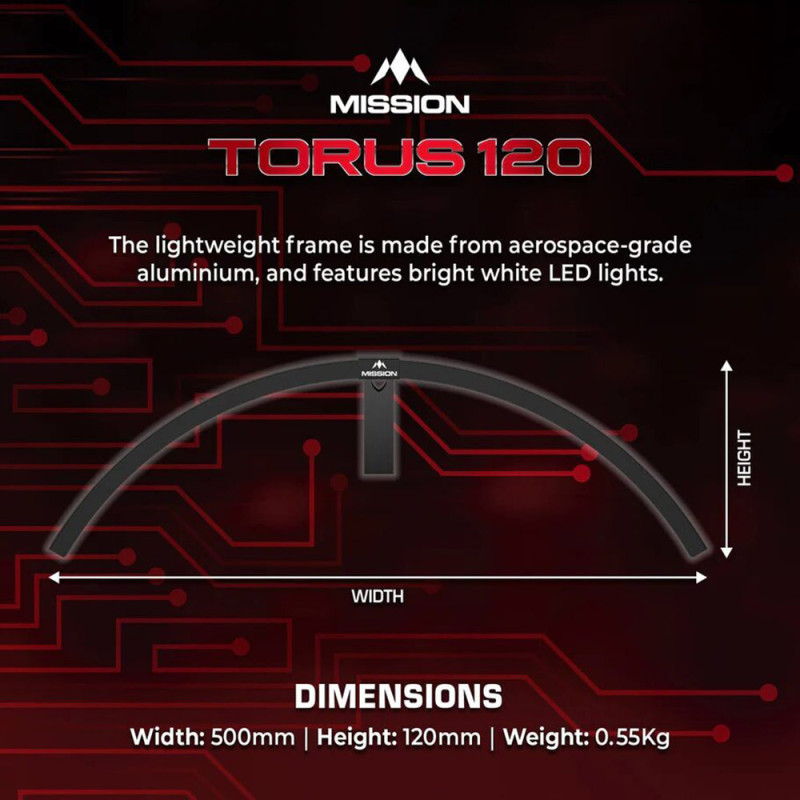Mission Torus 120 - portatīvs mērķa apgaismojums