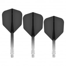 Mission Force 90 Gradient flights and shafts system - Standard No6 - Black