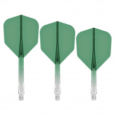 Mission Force 90 Gradient flights and shafts system - Standard No6 - Green