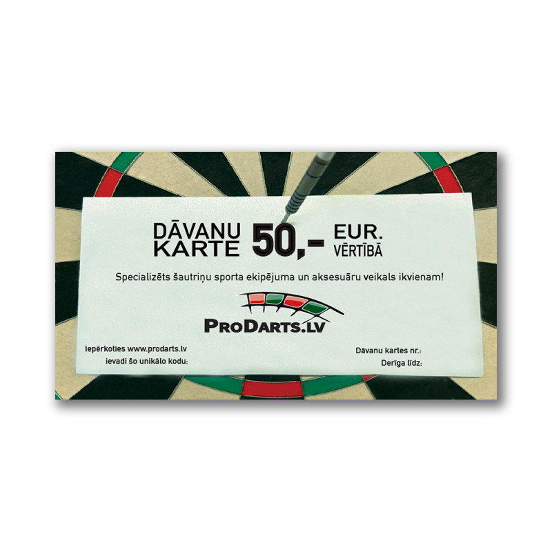 Gift card 50.00 EUR