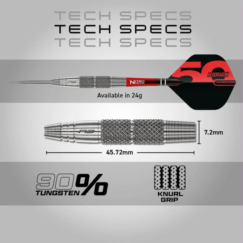 Red Dragon Grizzly 2 šautriņas - 24g.