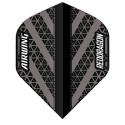 Airwing Moulded darts flights - Standard - Black & Grey