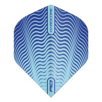Hardcore Radical Blue Wave Shimmer šautriņu spārniņi - Standard
