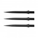 Red Dragon Specialist Dart Points - Black with Black trident - 32mm