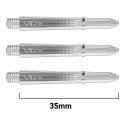 Red Dragon VRX Darts Shafts - Clear