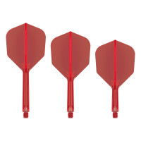 K-FLEX shafts and flights system - Shape No6 - Red