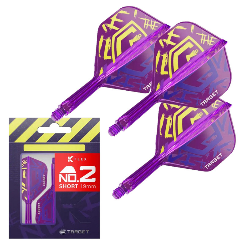 K-FLEX Luke Littler World Champion shafts and flights system - Standard No2