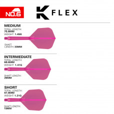 K-FLEX Neona rozā astītes ar spārniem - Shape No6