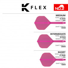 K-FLEX Neona rozā astītes ar spārniem - Standard No2