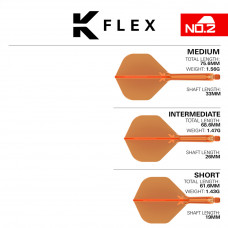 K-FLEX Neona orandžas astītes ar spārniem - Standard No2