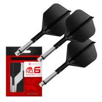 K-SHIFT shafts and flights system - Shape No6 - Black