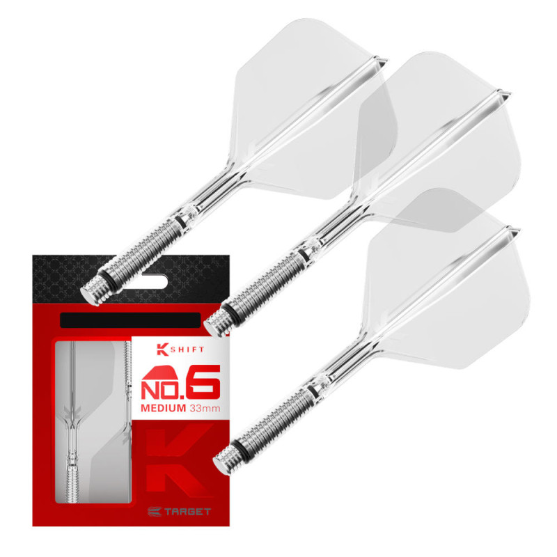 K-SHIFT astītes ar spārniem - Shape No6 - Caurspīdīgas